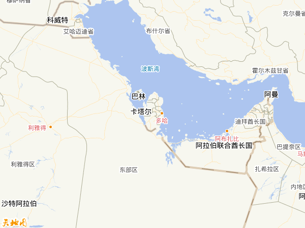 卡塔尔地图