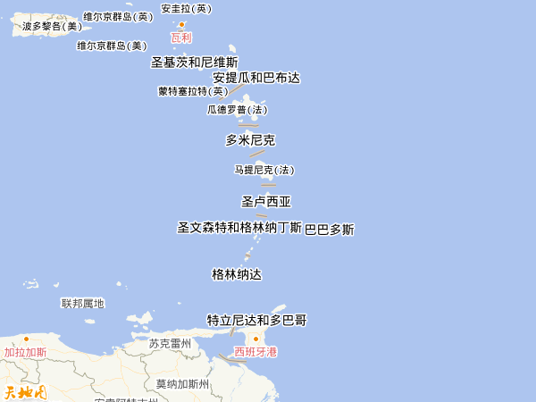 圣卢西亚地图
