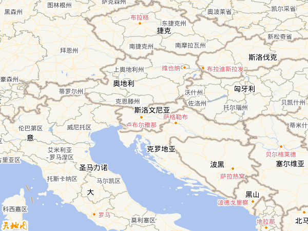 斯诺文尼亚地图