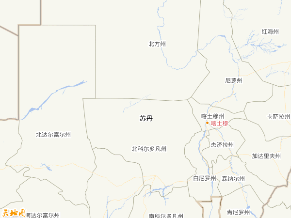 苏丹地图