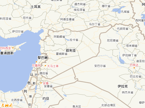 叙利亚地图