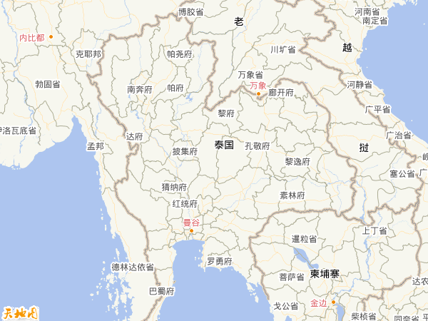 泰国地图