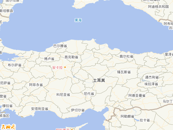 土耳其地图