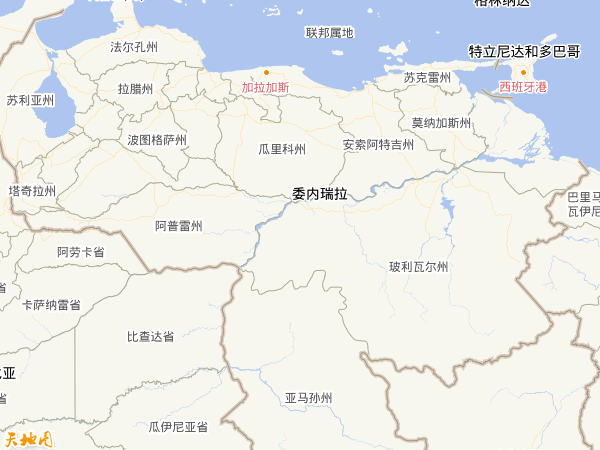 委内瑞拉地图