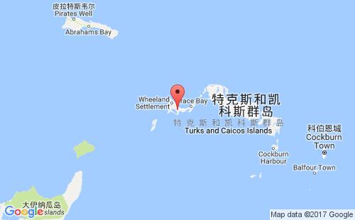 特克斯和凯科斯群岛普罗维登西亚莱斯岛TCPRV