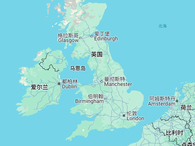 英国地图