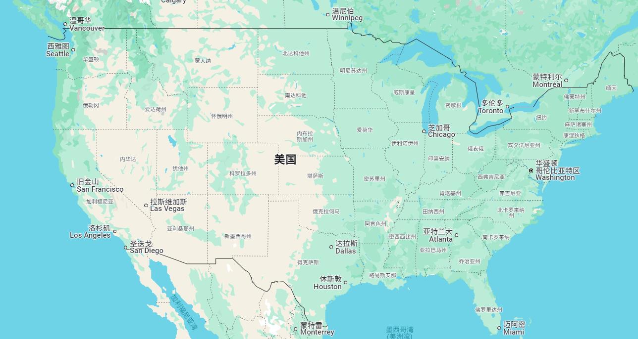 美国地图